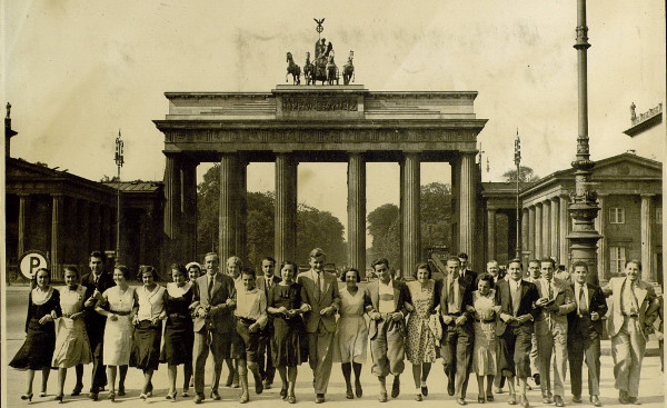 Un grupo de alumnos/as del Instituto Escuela en Berlin durante una excursión